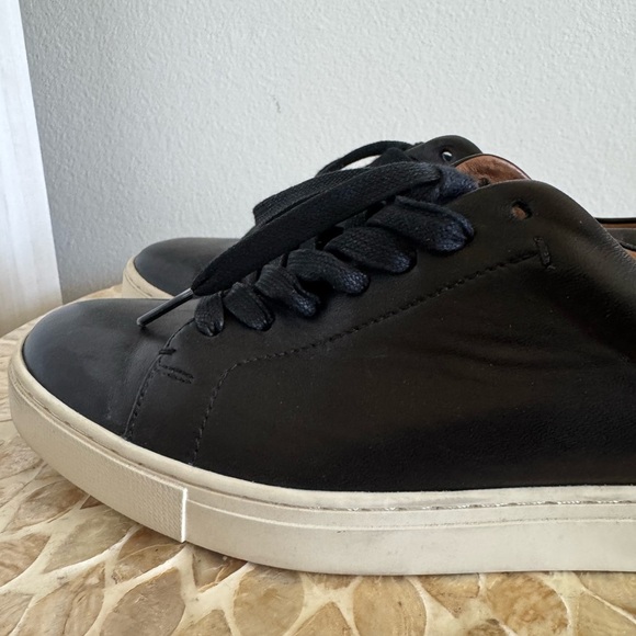 Frye Ivy Black Lace up Leather Sneakers size 9.5M - Picture 6 of 10